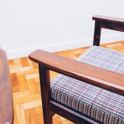 Cadeira Tião com Braços 5 - Sergio Rodrigues - Jacarandá - Pé Palito Vintage