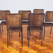 Cadeiras de Junco - Originais de Época 2 - Pé Palito Vintage