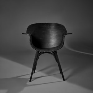 Cadeira Gerdau – Imbuia Original de Época - 1 - Pé Palito Vintage - Photo Sérgio de Rezende