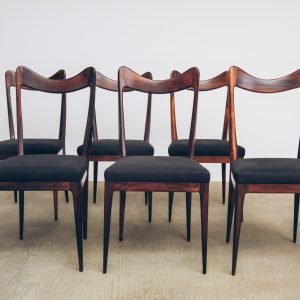 Cadeiras de Jantar Jacarandá Anos 50 - 1 - Pé Palito Vintage