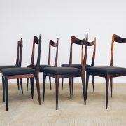 Cadeiras de Jantar Jacarandá Anos 50 - 2 - Pé Palito Vintage