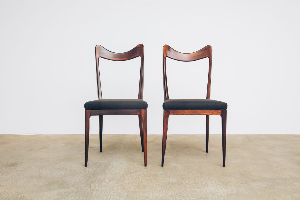 Cadeiras de Jantar Jacarandá Anos 50 - 3 - Pé Palito Vintage