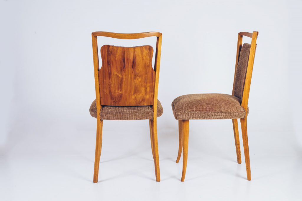 Cadeira Anos 50 – Caviúna – 2 – Pé Palito Vintage